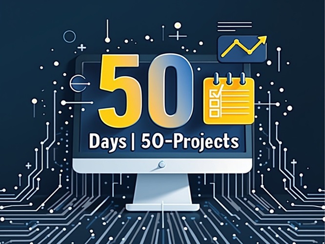 50-Days 50-Projects Data Science, Machine Learning