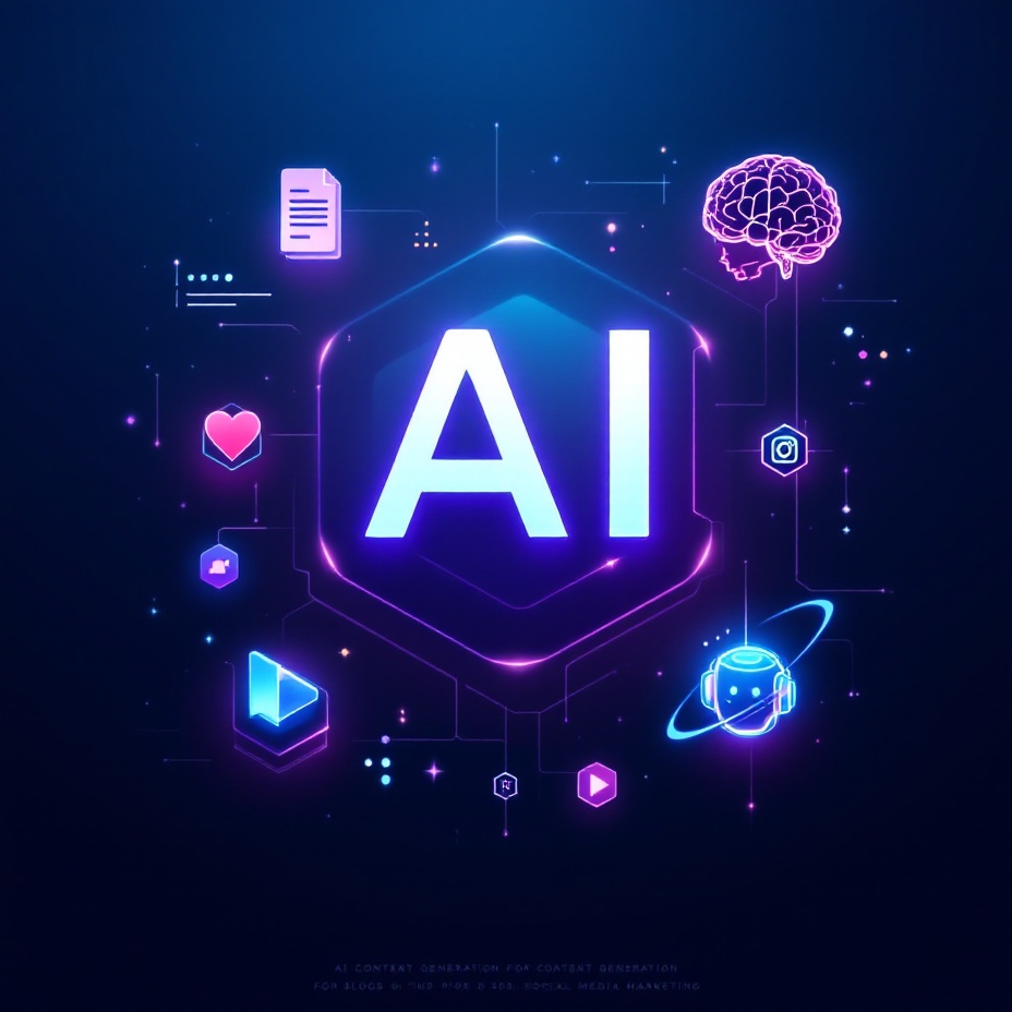 AI Content Generation For Blogs Social Media marketing