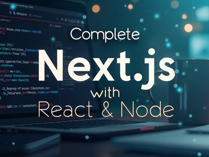 Complete Next.js with React & Node - Beautiful Portfolio App