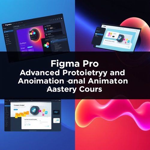 Figma Pro Advanced Prototyping and Animation mastery course