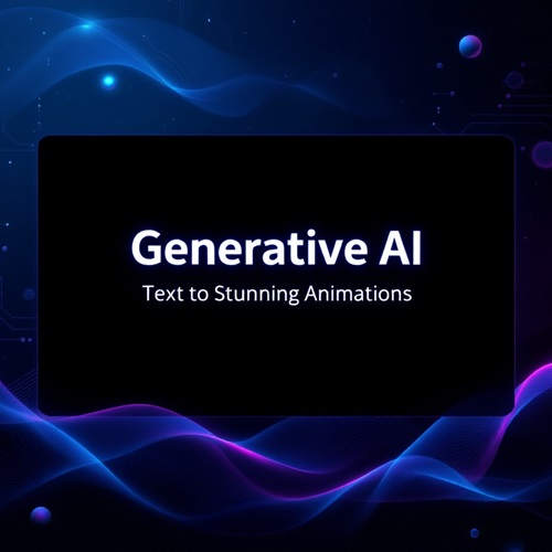 Generative AI Transforming Text to Stunning Animated videos