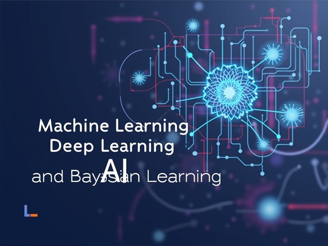 Machine Learning, Deep Learning and Bayesian Learning