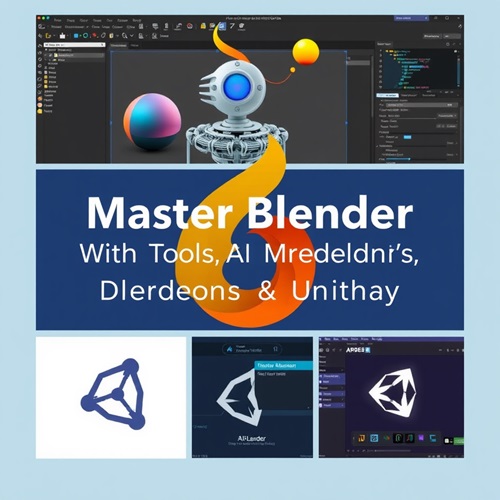 Master Blender With AI Tools, Blender Addons & unity